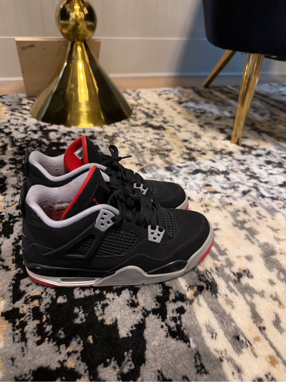 Jordan Kids Black, Red & Gray Retro Basketball Sneakers